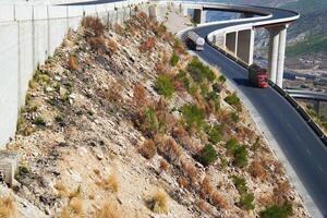 Hills in Balochistan Province of Pakistan on December 24, 2023. photo