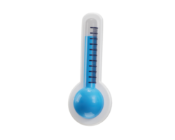 termometer ikon 3d tolkning illustration png