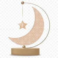 islámico linterna con vela aislado, negro Clásico luminoso linterna Arábica brillante lamparas.vector 3d lámpara, elemento diseño para Ramadán kareem, eid mubarak, eid Alabama fitr, eid adha vector