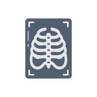 X Ray  icon in vector. Logotype vector