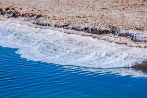 Chott el Djerid, salt lake in Tunisia photo