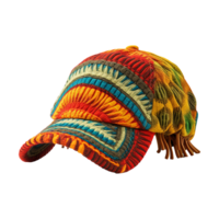 AI generated Rastamanas hat isolate on transparent background png