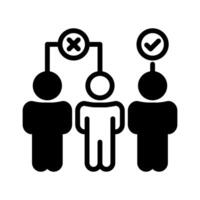 Decline Person  icon in vector. Logotype vector
