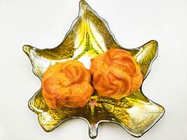 Flavorful Soes, Kue Sus, Authentic Asian Pastry Treat Filled with Creamy Fla photo