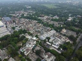 Aerial view of high ways in City Lahore of Pakistan on 2023-07-17. photo