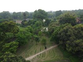 Aerial view of high ways in City Lahore of Pakistan on 2023-07-17. photo