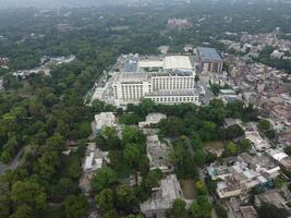 Aerial view of high ways in City Lahore of Pakistan on 2023-07-17. photo