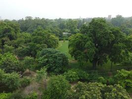 Aerial view of high ways in City Lahore of Pakistan on 2023-07-17. photo