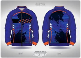 EPS jersey sports shirt vector.abstract pattern design, illustration, textile background for sports long sleeve sweater vector