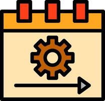 Sprint Line Filled vector