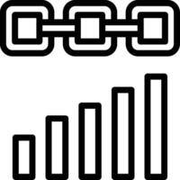 Chain Line Icon vector