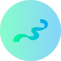 Yangge Dance Gradient Circle Icon vector