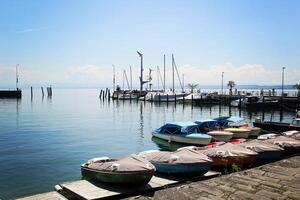 Beautiful Lake Constance Bodensee from Meersburg photo