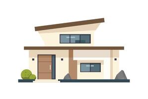 house,illustration of simple house isolated on white background,flat design icon illustration vector