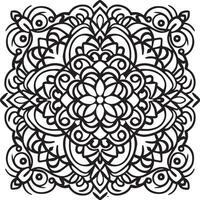 Ornate objects coloring pages. Ornate objects outline for coloring book vector