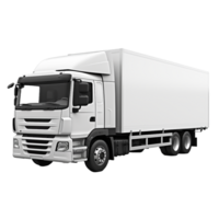 AI generated 3d render of a truck png isolated on transparent background