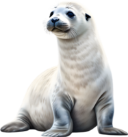 AI generated Watercolor painting of a cute Seal. png