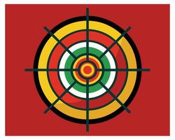 Target Arrows Vector Design On White Background illustration