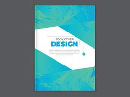 Business brochure book cover design template. vector