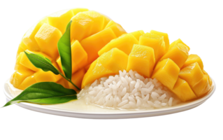 mango klibbigt ris png