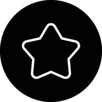 Star icon symbol image for rangking or rating reward vector