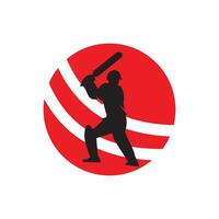 Cricket Logo disegn vector