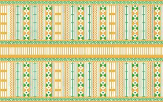 resumen borde. original Clásico modelo étnico tribus sin costura. mano dibujado encañonado flores vector