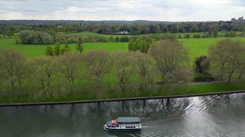 High Angle View of Datchet Town of Slough London, England United Kingdom. April 24th, 2024 video