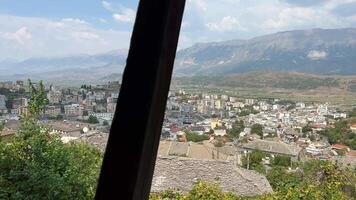 the ethnographic museum is the home of the Scanduli family group tour passes through the old building video