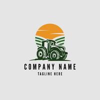 Tractor logo design template,Agriculture logo template,Agriculture logo template vector