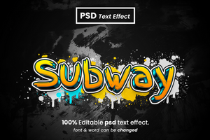 Glossy 3D Editable Text Effect psd