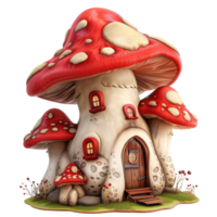 création votre posséder dessin animé champignon maison png