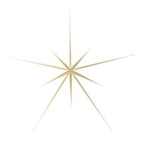 Gold Star sparkle icon. Golden Futuristic shapes.Christmas stars icons. Flashes from fireworks vector