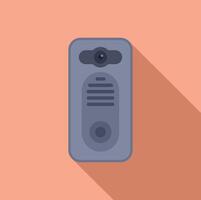 Modern intercom system illustration vector