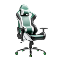 AI generated Green gaming chair PNG