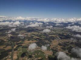 portugal porto countryside farmed fields aerial view photo