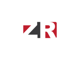 initiale png zr logo image, prime forme zr png logo icône vecteur