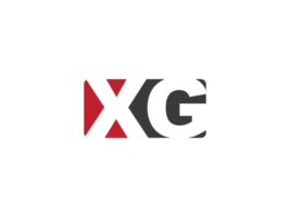 Monogramm Platz xg png Logo, minimal kreativ xg Logo Brief Design