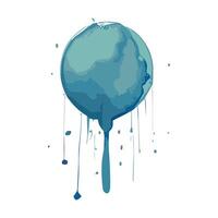 Watercolor illustration, water, soft, doodle, colourful, bubble, splash, paint, vector, watercolor, stain, splatter, brush vector