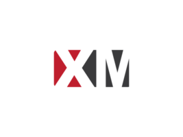 monograma cuadrado xm png logo, mínimo creativo xm logo letra diseño