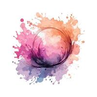 watercolor vector stains, illustration, water, soft, doodle, colourful, bubble, splash, paint, vector, watercolor, stain, splatter, brush