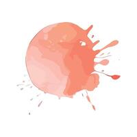 Watercolor illustration, water, soft, doodle, colourful, bubble, splash, paint, vector, watercolor, stain, splatter, brush vector