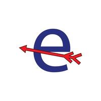Letter E  Logo Design Vector Template.