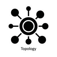 Topology Vector Solid Icon Design illustration. Nature and ecology Symbol on White background EPS 10 File