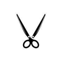 Scissors Logo, Shaver Vector, Simple Barber Shop Design, Icon, Background, Symbol, Template vector