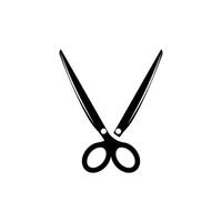 Scissors Logo, Shaver Vector, Simple Barber Shop Design, Icon, Background, Symbol, Template vector