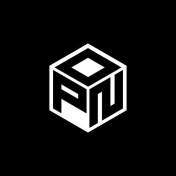 nop letra logo diseño en ilustración. vector logo, caligrafía diseños para logo, póster, invitación, etc.