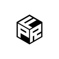 PRF letter logo design in illustration. Vector logo, calligraphy designs for logo, Poster, Invitation, etc.
