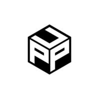 PPU letter logo design in illustration. Vector logo, calligraphy designs for logo, Poster, Invitation, etc.