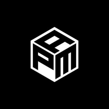 pma letra logo diseño en ilustración. vector logo, caligrafía diseños para logo, póster, invitación, etc.